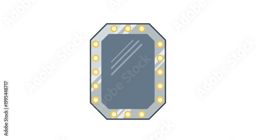 Hollywood Vanity Mirror with Lights - Elegant Makeup Reflection