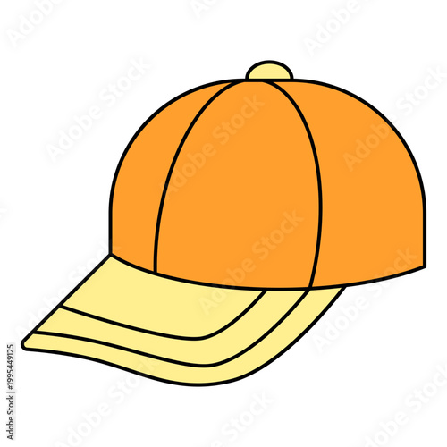 Colorful Baseball Cap Icon