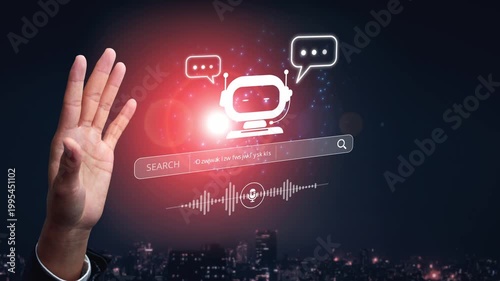 AI assistant with voice chat interface, combining smart chatbot, voice command, and AI-powered control search tools. Agentic AI assistant helps users search and chat naturally. Muxer