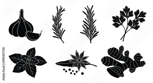 A collection of four black silhouettes depicting partially eaten desserts showcasing bite marks and varied frosting styles silhouette high quality professional detailed modern