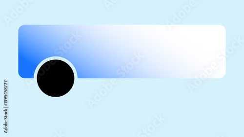 Social Media Header with Modern Blue Gradient Layout
