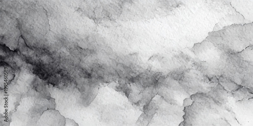 A grunge abstract wall pattern reveals a cold blue marble texture of the stone blended with white winter snow and gray smoke clouds for a nature inspired textured background