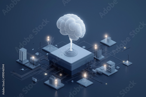 Concept of an AI-powered business decision intelligence engine