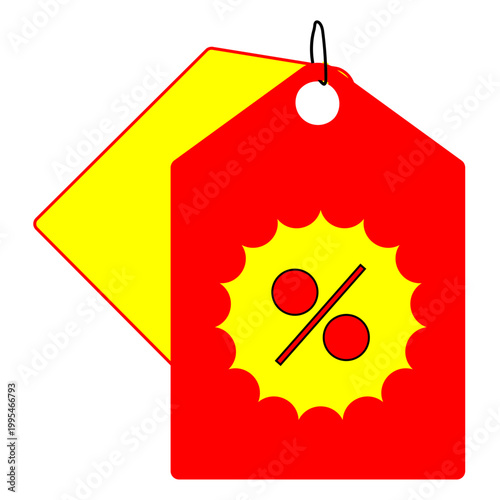 Discount offer tag icon