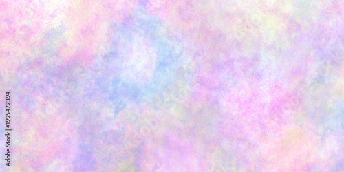 Soft pastel tie-dye pattern blending pinks, blue, and yellows in a dreamy texture. colorful watercolor background. Violet Pink Yellow Blue multicolor background wallpaper.