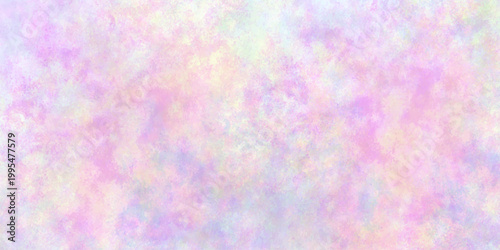 Soft pastel tie-dye pattern blending pinks, blue, and yellows in a dreamy texture. colorful watercolor background. Violet Pink Yellow Blue multicolor background wallpaper.