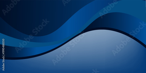 Modern blue gradient business certificate wave template design.