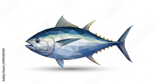 Bluefin Tuna Fish Marine Animal.