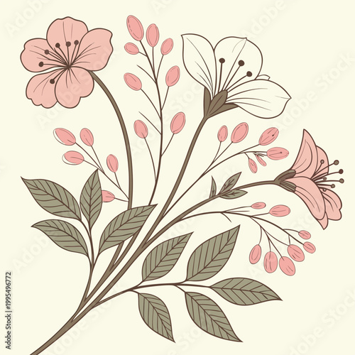 minimal-rose-outline-svg--black-and-white