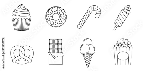 A collection of sweet treats and baked goods on display