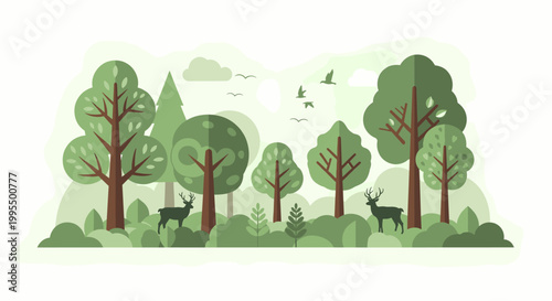 Serene and organic design, evoking a sense of natural growth and freshness. Ideal for promoting sustainability, wellness, or eco-friendly business con