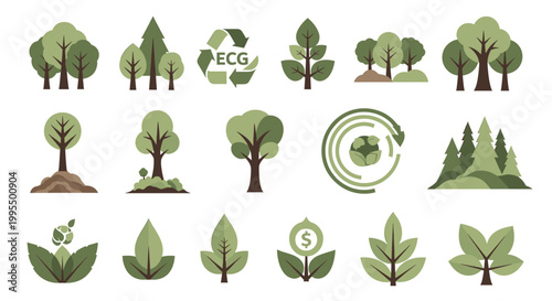 A vibrant illustration conveying concepts of growth, sustainability, and nurturing, ideal for environmental campaigns, eco-friendly business marketing