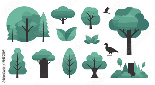 A simple, modern tree illustration conveys growth, stability, and natural beauty. Ideal for website design, marketing materials, or social media graph
