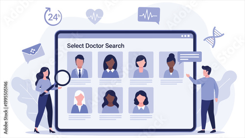 Online Doctor Search and Selection Portal