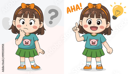 Cartoon potted plant illustration, cute smiling face artwork, playful botanical design concept scene, cheerful animated houseplant representation, flat vector illustration