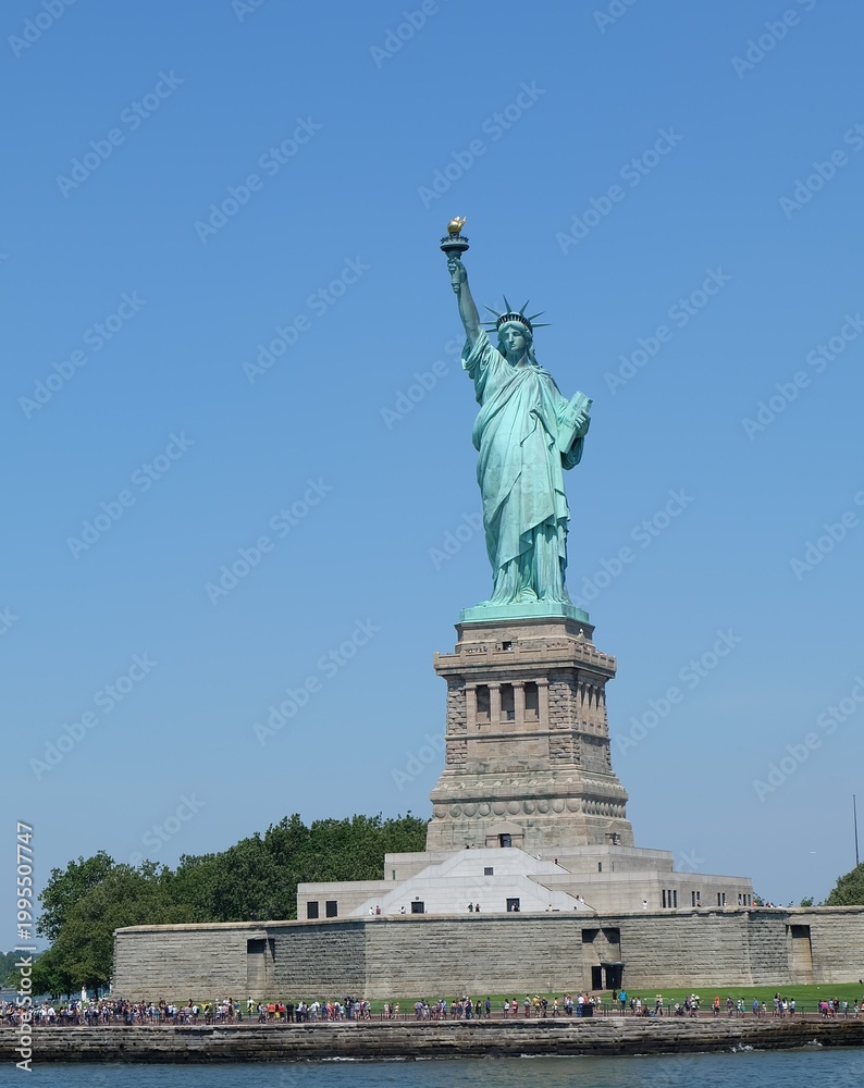 Fototapeta premium Statue of Liberty on Liberty Island, New York City, USA