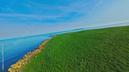 High-Speed FPV Flight Along Wild Irish Island Coastline