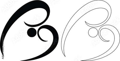 Abstract mother and child logo icon, minimalist family bond symbol vector, elegant maternity and parenthood silhouette for branding