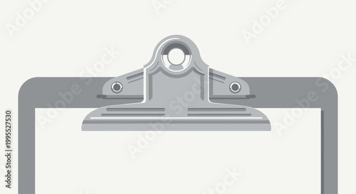 Industrial metal bracket with bolts.