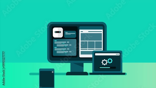 AI code assistant programmatically translate user prompt and generates software codes, automate progress tracking and web application deployment on multi devices.