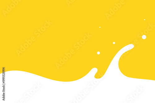 pure white milk water wave splash background