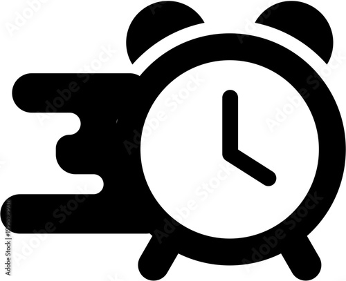 Alarm clock rings loudly now