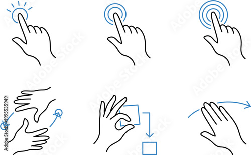 hands vector illustration