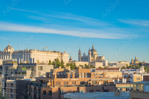view of the city of Madrid, Spain