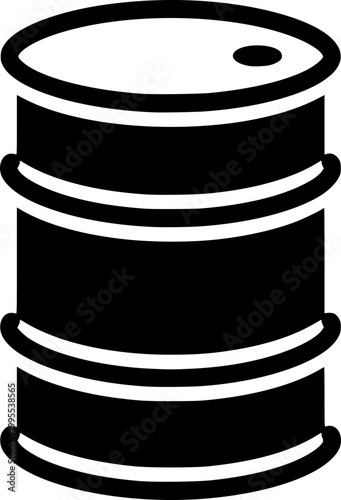 oil barrel icon vector