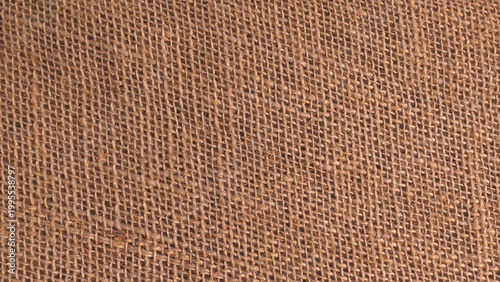 Close-up of Woven Jute Fiber Material with Rough Surface. Vector Design.