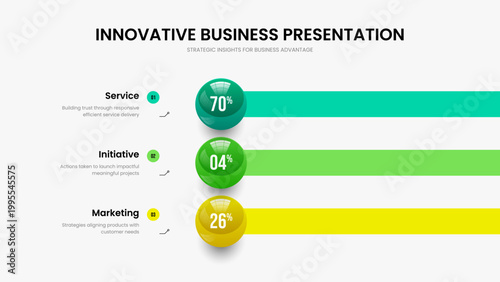 Creative Strategy Three Step Infographic Frame Template. Simple Insight 3 Element Diagram Presentation Layout. Digital Planning Slideshow Design Vector Illustration.