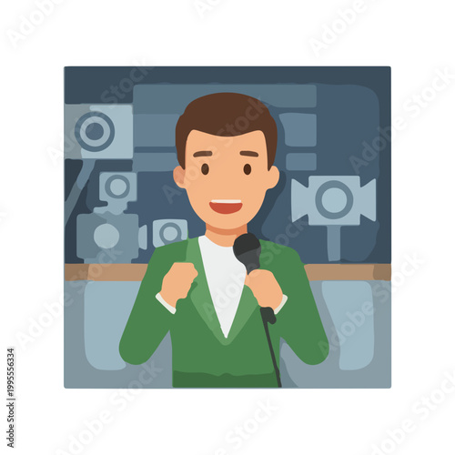 Businessman Giving Presentation