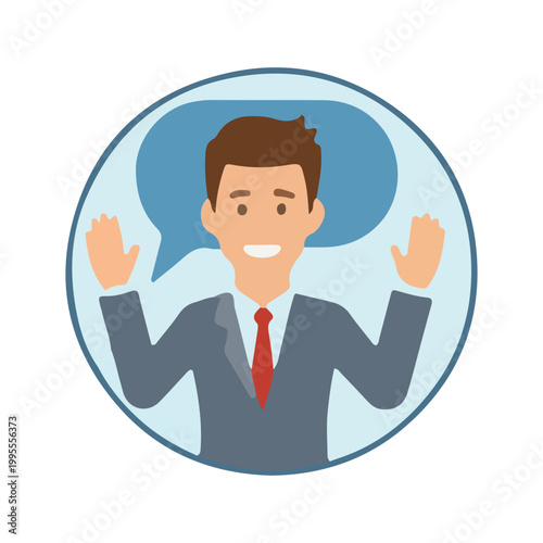 Businessman Giving Presentation