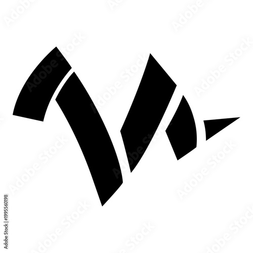 Vegetable peel leftover icon black color vector illustration image flat style