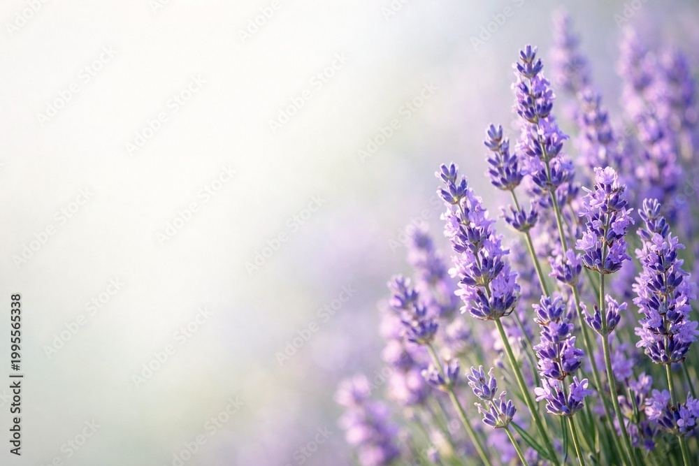 Fototapeta premium Lavender Calm Minimal Wallpaper