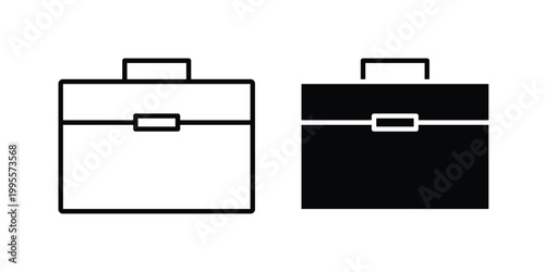 Big makeup box icon - Vector design set