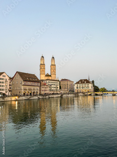 Evening View of Zurich, Switzerland