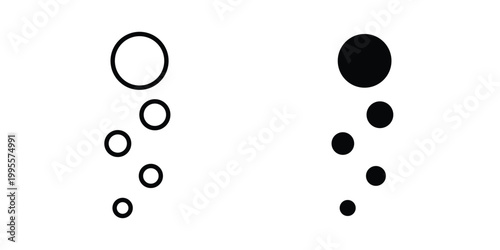 Bubble icon - Vector design set