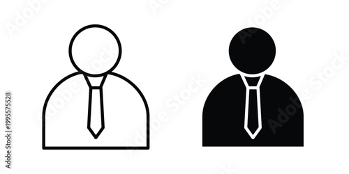 Businessman icon - Vector design set