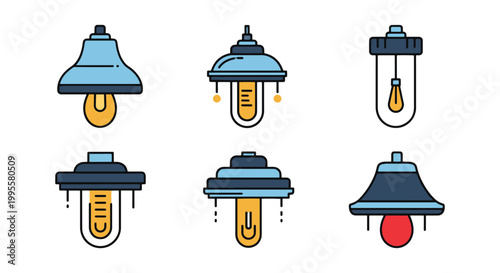 Tube Light Line art vector minimal abstract shape