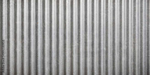 Photos Corrugated metal texture background with gray steel industrial striped surface p