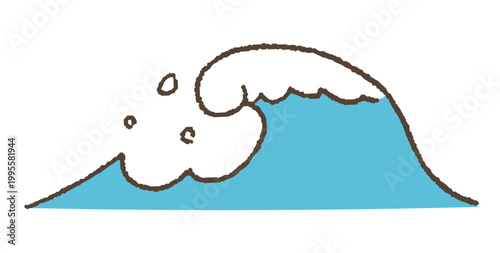 波のイラスト