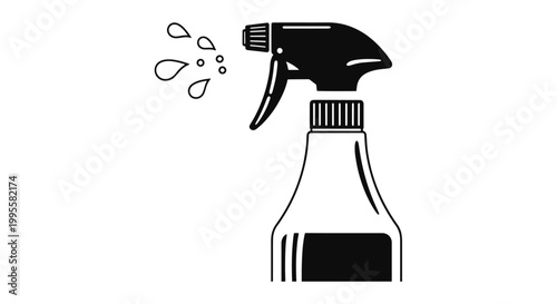 Upholstery Cleaner Line art modern abstract simple shapes