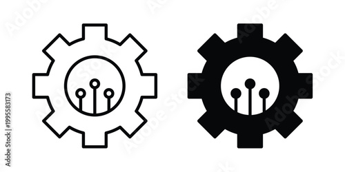 ETL icon - Vector design set