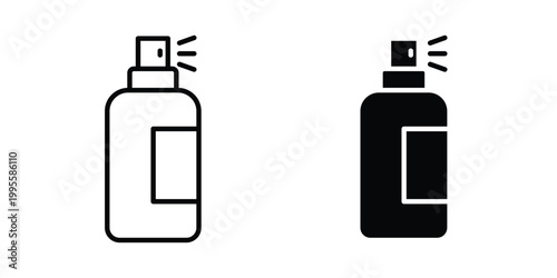 Hair spray icon - Vector design set