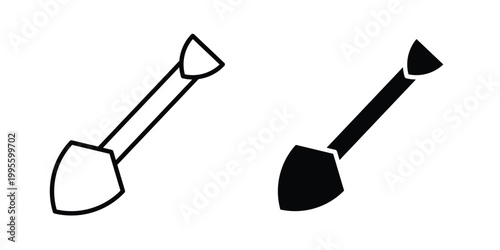 Shovel icon - Vector design set