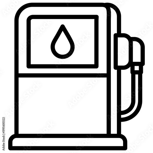 Dry Pump line icon