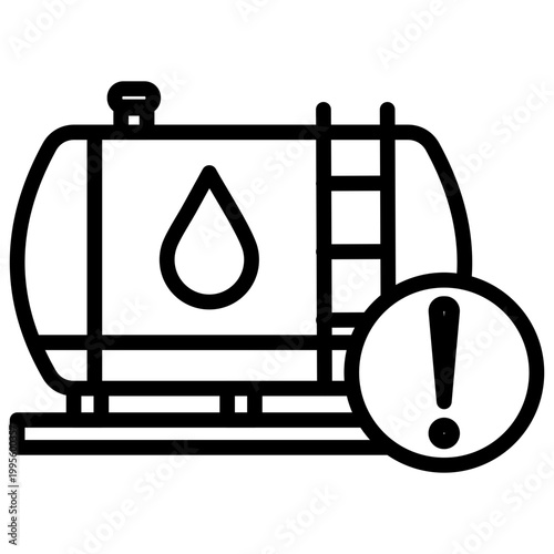 Low Reserve line icon