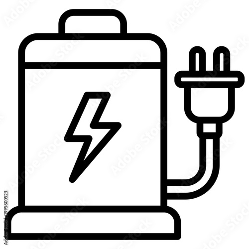 Energy Dependence line icon