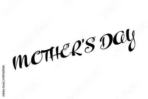MOTHER'S DAY - 母の日を祝うシンプルなロゴマーク、Mother's Day
